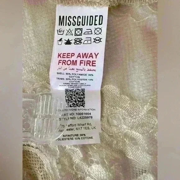 Misguided Premium Lace Maxi Kimono Size 6 - Picture 8 of 10